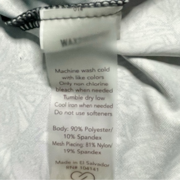 CALIA by Carrie Underwood Limited Ed. Fleuria Mesh Black Floral Women's  Medium - Picture 7 of 7